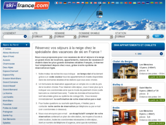 fr.ski-france.com website preview