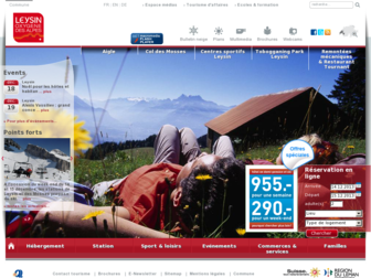 leysin.ch website preview