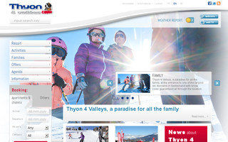 thyon.ch website preview