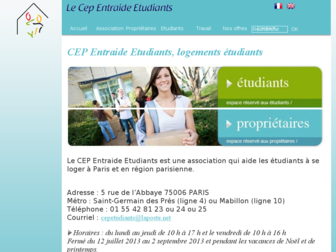 logements-etudiants.org website preview