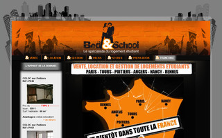 bedandschool.com website preview