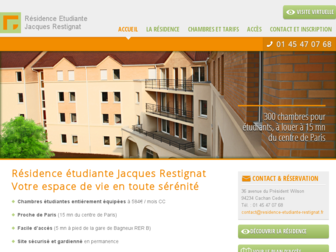 residence-etudiante-restignat.fr website preview