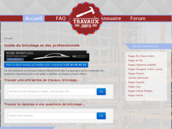 travaux.info website preview