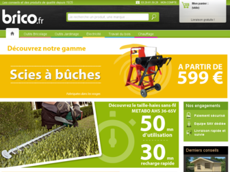 brico.fr website preview