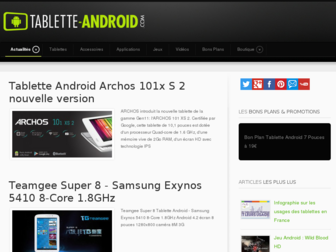 tablette-android.com website preview