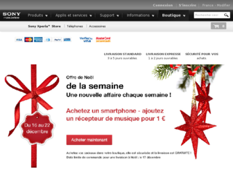 shop.sonymobile.com website preview