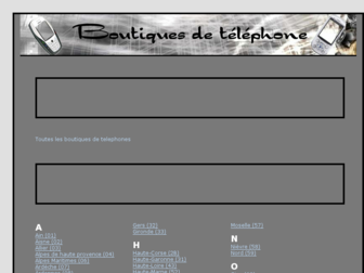 boutique-telephone.com website preview