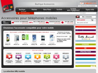 accessoires-nrjmobile.fr website preview