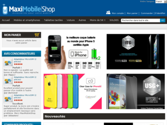 maximobileshop.com website preview