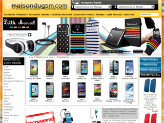 maisondugsm.com website preview