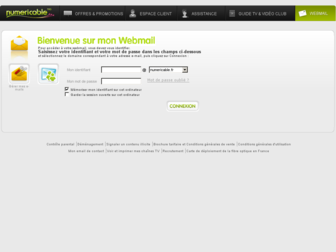 webmail.numericable.fr website preview