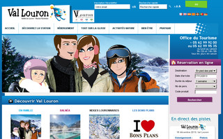 val-louron-ski.com website preview