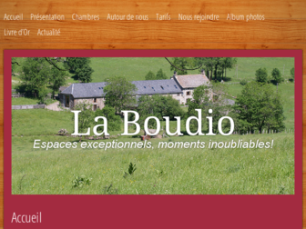 gite-laboudio.fr website preview
