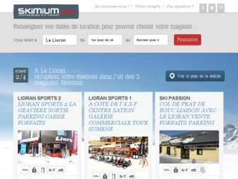 le-lioran.skimium.fr website preview