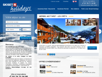 skiset-holidays.com website preview