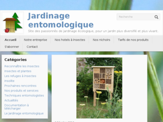 jardinage-entomologique.fr website preview