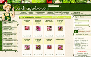 jardinage-bio.com website preview
