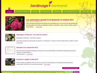 jardinage-normand.com website preview