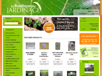 laboutiquedujardinage.com website preview