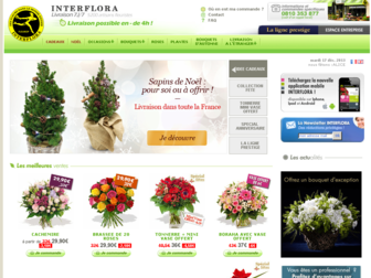 interflora.fr website preview