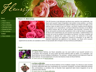 fleurs.fr website preview