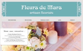 fleursdemars.fr website preview