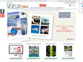 cartedevoeux2014.com website preview