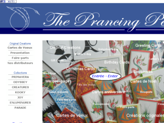 theprancingpen.com website preview