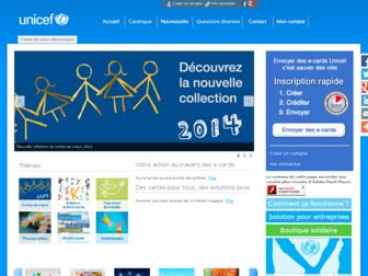 ecard.unicef.fr website preview