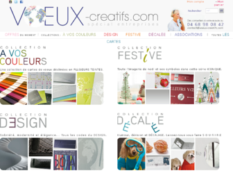 voeux-creatifs.com website preview