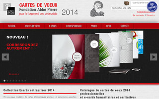 cartesvoeux-fondationabbepierre.com website preview