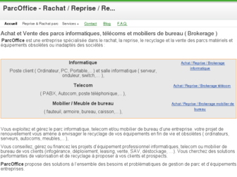 parcoffice.fr website preview