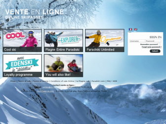 skipass-laplagne.com website preview