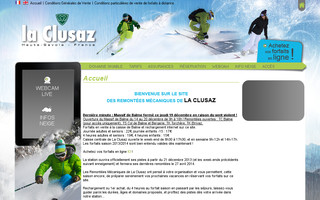 skipasslaclusaz.com website preview