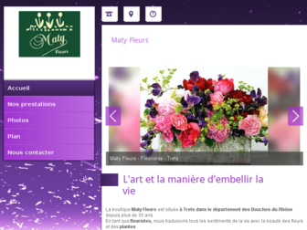 matyfleurs.com website preview