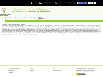 chaumont-les-fleurs-bordeaux.fr website preview