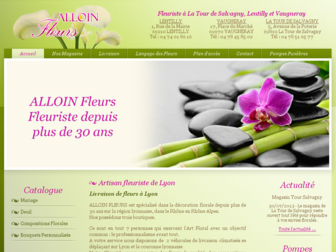 alloinfleurs.com website preview