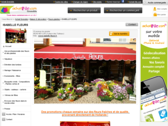 isabelle-fleurs.fr website preview