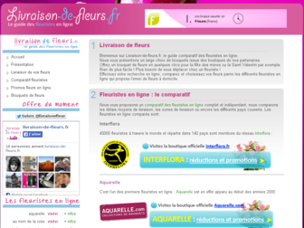 livraison-de-fleurs.fr website preview
