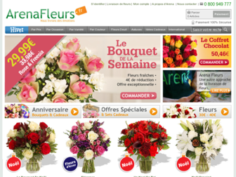 arenafleurs.fr website preview