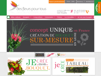 desfleurspourtous.com website preview