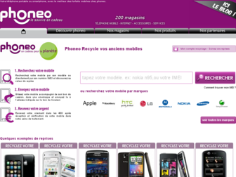 recyclage-phoneo.fr website preview