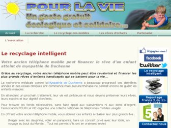 pourlavie.org website preview