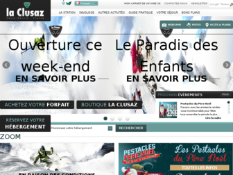 laclusaz.com website preview