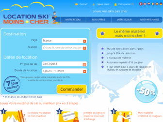 location-ski-moins-cher.com website preview