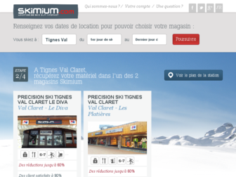 tignes-val-claret.skimium.fr website preview