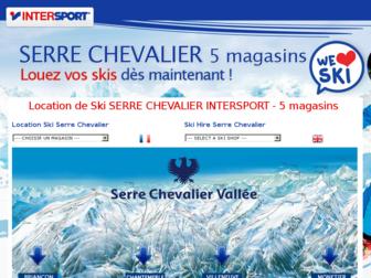 intersport-serrechevalier.fr website preview