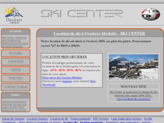 ski-center-orcieres.fr website preview