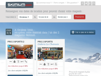 orcieres-1850.skimium.fr website preview