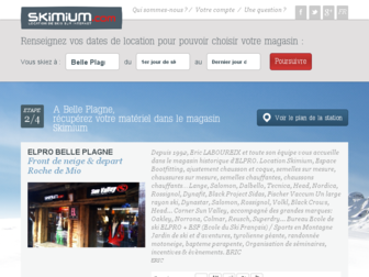 belle-plagne.skimium.fr website preview